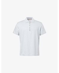 Paul Smith - Short-Sleeve Linen Polo Shirt - Lyst