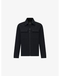BOGGI - Nexus Technical-Wool Blend Shirt Jacket - Lyst