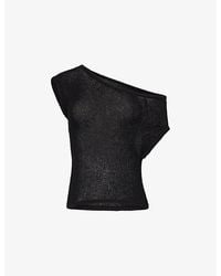 WE Are Tala - Beach Asymmetric Knitted Top - Lyst