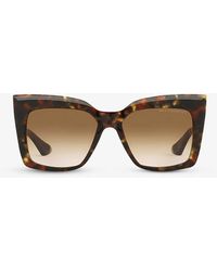Dita Eyewear - Dts704-a-01-z Telemaker Square-frame Acetate Sunglasses - Lyst