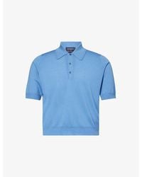 John Smedley - X Bill Nighy Short-Sleeve Merino Wool Polo Shirt - Lyst