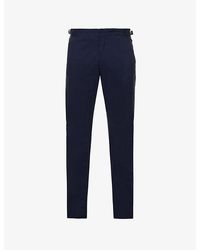 Orlebar Brown - Fallon Regular-Fit Straight-Leg Stretch-Cotton Trousers - Lyst