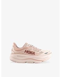 Hoka One One - Bondi 9 Low-Top Mesh-Knit Trainers - Lyst