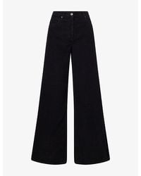 ME+EM - Super Wide-Flare Cotton-Cord Trousers - Lyst