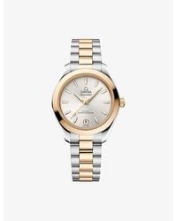 Omega - Seamaster Aqua Terra 150M Moonshine On Stainless-Steel And 0.91Ct Diamond Watch 30Mm - Lyst