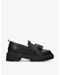 KG by Kurt Geiger - Maggie Tassel-Detail Vegan Faux-Leather Loafers - Lyst