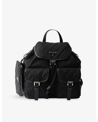 Prada - Medium Quilted Re-Nylon Backpack - Lyst
