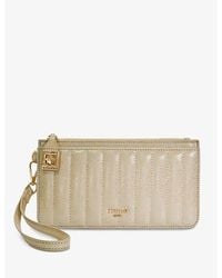 Dune - Starlette Logo-embellished Faux-leather Pouch - Lyst