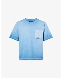 Amiri - Faded Pocket Box Cotton-Jersey T-Shirt - Lyst