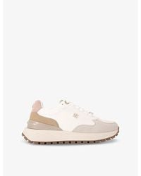KG by Kurt Geiger - Louisa Faux-Leather Low-Top Trainers - Lyst