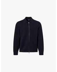 dunhill - Athluxury Cotton And Cashmere Blouson Jacket - Lyst