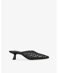 Simon Miller - Knotted Gala Woven Heeled Mules - Lyst