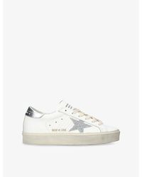 Golden Goose - Hi Star 10449 Leather Low-Top Trainers - Lyst