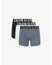 Calvin Klein - Intense Power Pack Of Three Stretch-Jersey Boxer Briefs - Lyst