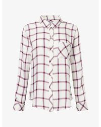 Rails - Hunter Check-Print Wovem Shirt - Lyst