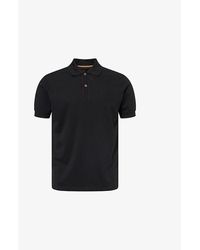 Paul Smith - Striped-Placket Regular-Fit Cotton-Piqué Polo Shirt - Lyst