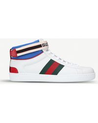 mens gucci hi top trainers
