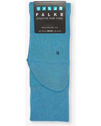 FALKE - Utical Sensitive New York Logo-print Knitted Socks - Lyst