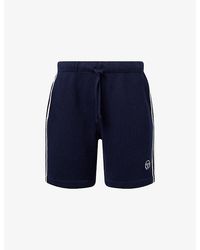 Sergio Tacchini - Fratelli Contrast-Stripe Cotton Shorts - Lyst