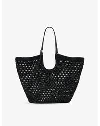 AllSaints - Ara Knotted Leather Tote Bag - Lyst