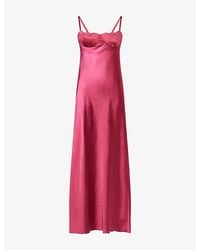 Anna October - Tulip Shoulder-Straps Woven Maxi Dress - Lyst