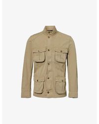 Barbour - Corbridge Brand-embroidered Regular-fit Cotton Jacket - Lyst
