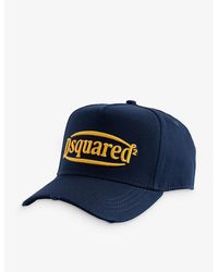DSquared² - Logo-patch Cotton-twill Cap - Lyst