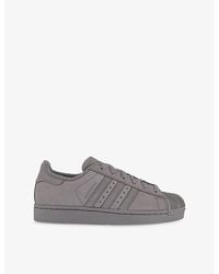 adidas - Superstar Ii Suede Trainers - Lyst