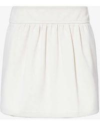 Max Mara - Nettuno Side-pocket Woven Mini Skirt - Lyst