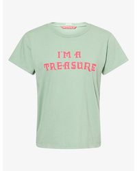 Mother - I'M A Treasure The Boxy Goodie Goodie Cotton T-Shirt - Lyst