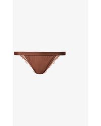 Love Stories - Wild Rose Mid-rise Stretch-woven Briefs - Lyst