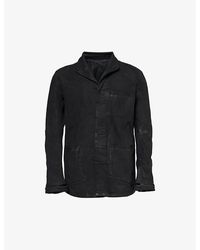 Boris Bidjan Saberi - Brand-embellished Panelled Regular-fit Stretch-cotton Jacket - Lyst