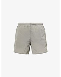 Cole Buxton - Embroidered-Logo Welt-Pocket Swim Shorts - Lyst