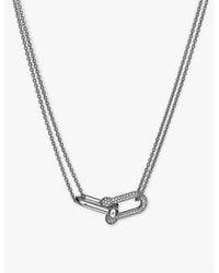 Tiffany & Co. - Tiffany Hardwear Double Link 18Ct- And 0.74 Pavé-Diamond Necklace - Lyst