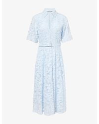 Jonathan Simkhai - Deanna Laced Cotton Midi Dress - Lyst