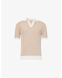 Orlebar Brown - Horton Cotton-Crochet Polo Shirt - Lyst