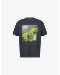 Obey - Graphic-Print Regular-Fit Cotton T-Shirt - Lyst