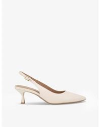 Carvela Kurt Geiger - Allegra Slingback Heeled Faux-Leather Pumps - Lyst