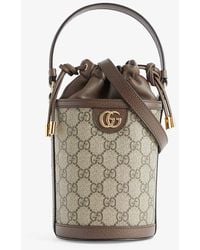 Gucci - Ophidia gg Supreme Canvas Bucket Bag - Lyst