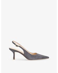 Dune - Celise Suede Slingback Courts - Lyst