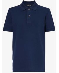 Tom Ford - Straight-hem Regular-fit Cotton-piqué Polo Shirt - Lyst