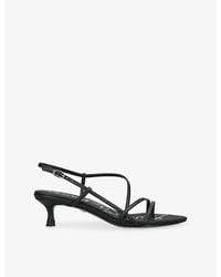 Sam Edelman - Cora Leather Heeled Sandals - Lyst