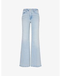 GOOD AMERICAN - Good Waist Wide-leg High-rise Stretch Jeans - Lyst