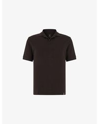 BOGGI - Jacquard Pima-Cotton Polo Shirt - Lyst