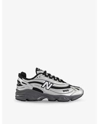 New Balance - 1000 Metallic Mixed-Material Trainers - Lyst