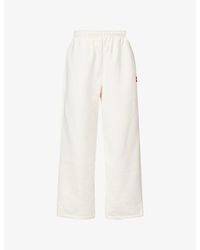 The North Face - Box Wide-Leg Cotton-Blend Jogging Bottoms - Lyst