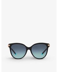 Tiffany & Co. - Tf4193b Pillow-frame Acetate Sunglasses - Lyst