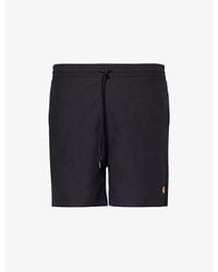 Carhartt - Chase Logo-Embroidered Swim Trunks - Lyst