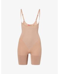Spanx - Sculpt Gofigure Open-Bust Mid-Thigh Bodysuit - Lyst