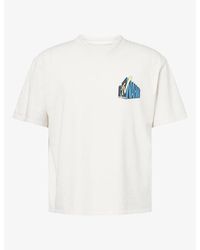 NAHMIAS - Tv Logo-Print Boxy Cotton T-Shirt - Lyst